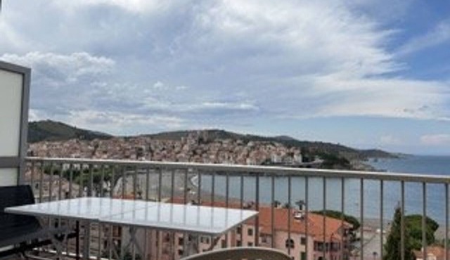 6-sleeper apartment in Banyuls-sur-Mer, air conditioning, parking