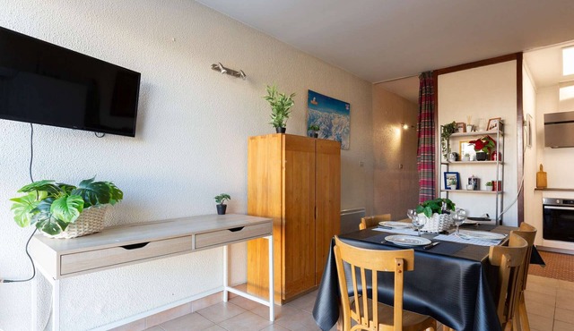 Apartment in Saint Lary, near slopes, pets allowed