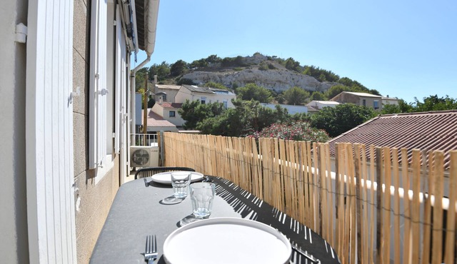 Appart 1 ch clim - 50m des plages et des Calanques