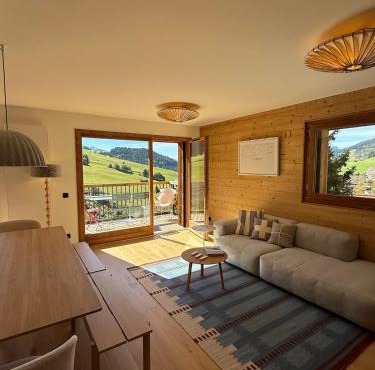 Appartement au Chinaillon 1350 - vue panoramique sur les montagne, -10' des pistes
