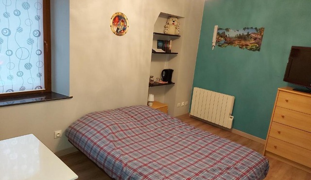 Chambre dans un écrin de verdure