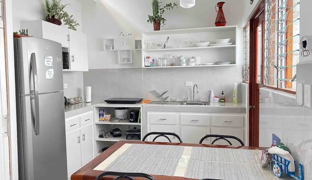 Charming 2-bedroom apartment 3min from SJO Airport, garage and WiFi