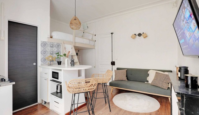 Charming Studio 1BR/2P - Porte de Clichy