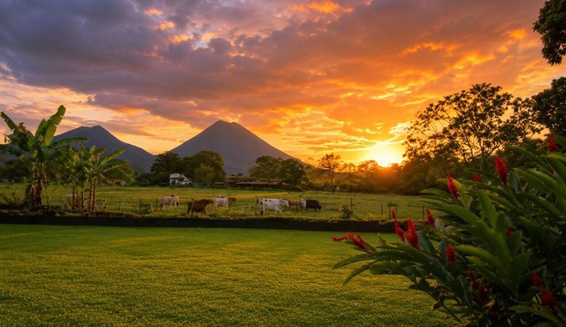 Luxury Arenal Retreat, Steam Room, Jacuzzi & Stunning Volcano Views