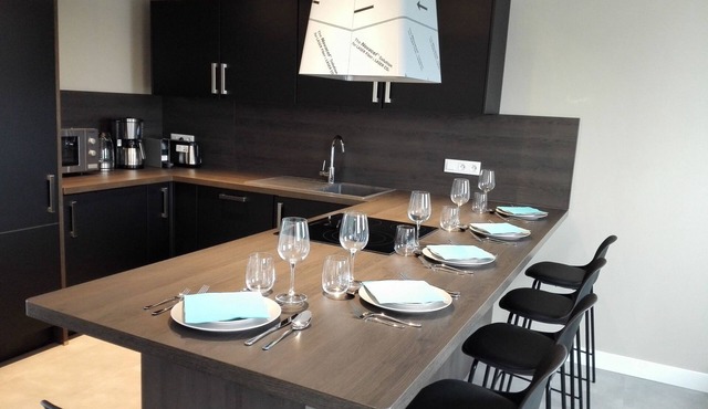 Moderne Duplexwohnung mit Durchgang in der Nähe von SPA by Interhome