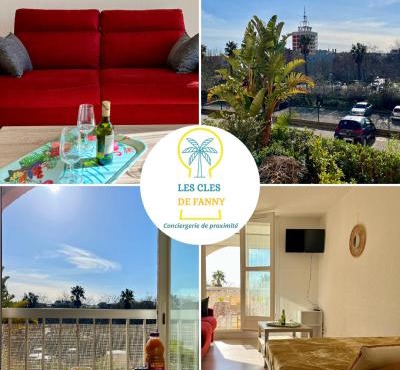 Studio Nid du Cap wifi, parking, 4 couchages