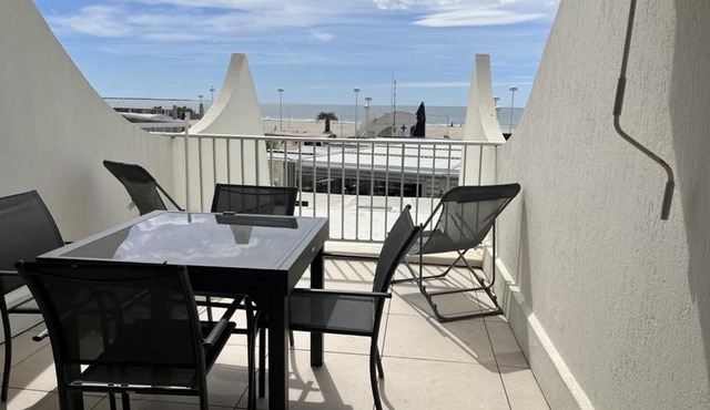 Studio vue mer, climatisation, parking - 4 pers. - FR-1-874-58