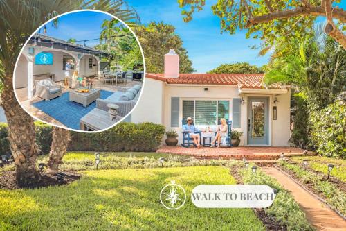 Walk to beach two cottages swimming pool hot tub Surf and Sand RESlDENCES