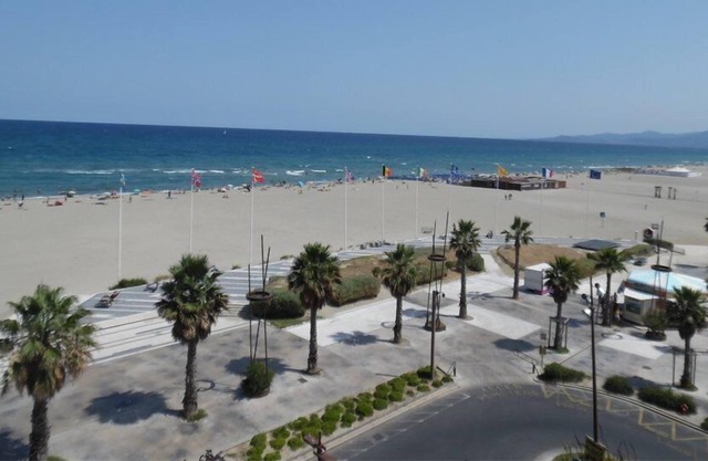 Apartment 5 people facing the Rose des Sables sea