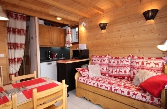 Apartment in Les Saisies, 5 ppl, 2 br, balcony, TV, equipped kitchen