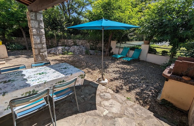 In Balazuc (classified village): 4 p gite + swimming pool and river! # 3