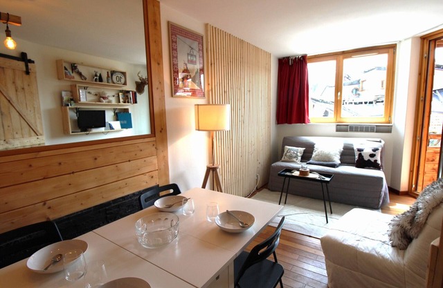 Renovated Apartment in Avoriaz Center - 5 Guests, 26m², Balcony, Ski Locker