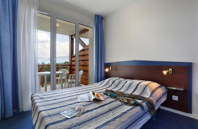 Wifi, 100m from resort center, fitness, balcony, tv, ski locker, 41m², Pyrénées 2000