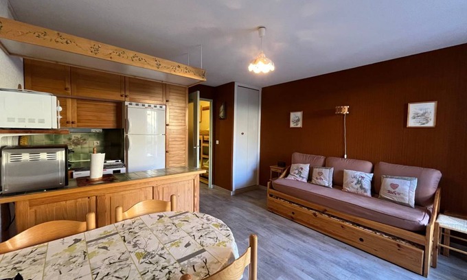 Le Super-Sauze Apartment | 28 m² Studio flat ∙ 1 bedroom ∙ 4 guests