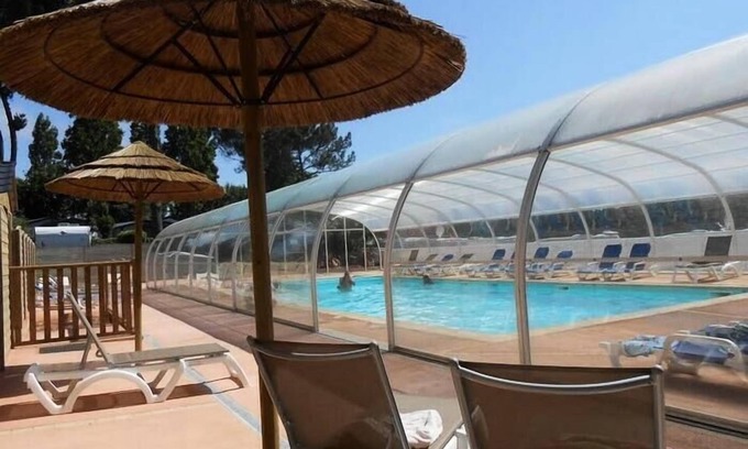 Binic House | Camping Le Panoramic* - 4 room Malaga mobile home 6 people