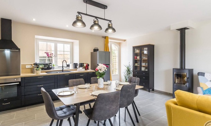 Cotentin Peninsula Cottage | Charming Farmhouse with Modern Amenities, Enclosed Yard, 2 Terraces, Pet-Friendly, Near Cotentin Sights