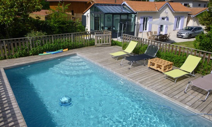 Andernos-les-Bains House | HOUSE WITH HEATED SWIMMING POOL 50 M FROM ANDERNOS BEACH