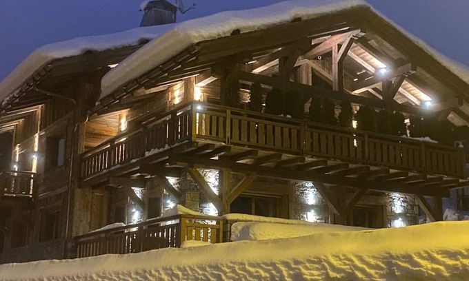 Megeve Ski Chalet | New chalet, 400M2, indoor pool, walking distance to cable car and village