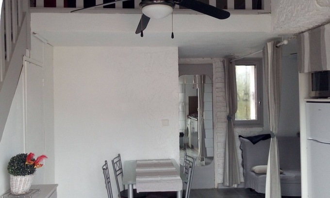 Cap d'Agde Apartment | Studio mezzanine Pine forest pool near naturist village