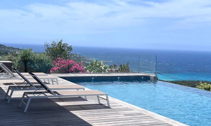 Corbara Villa | Ultra design villa - panoramic sea view - sunset - swimming pool