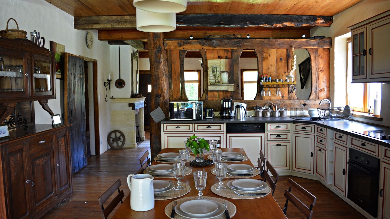 Photo of Kitchen in Saint-Cernin-de-lHerm